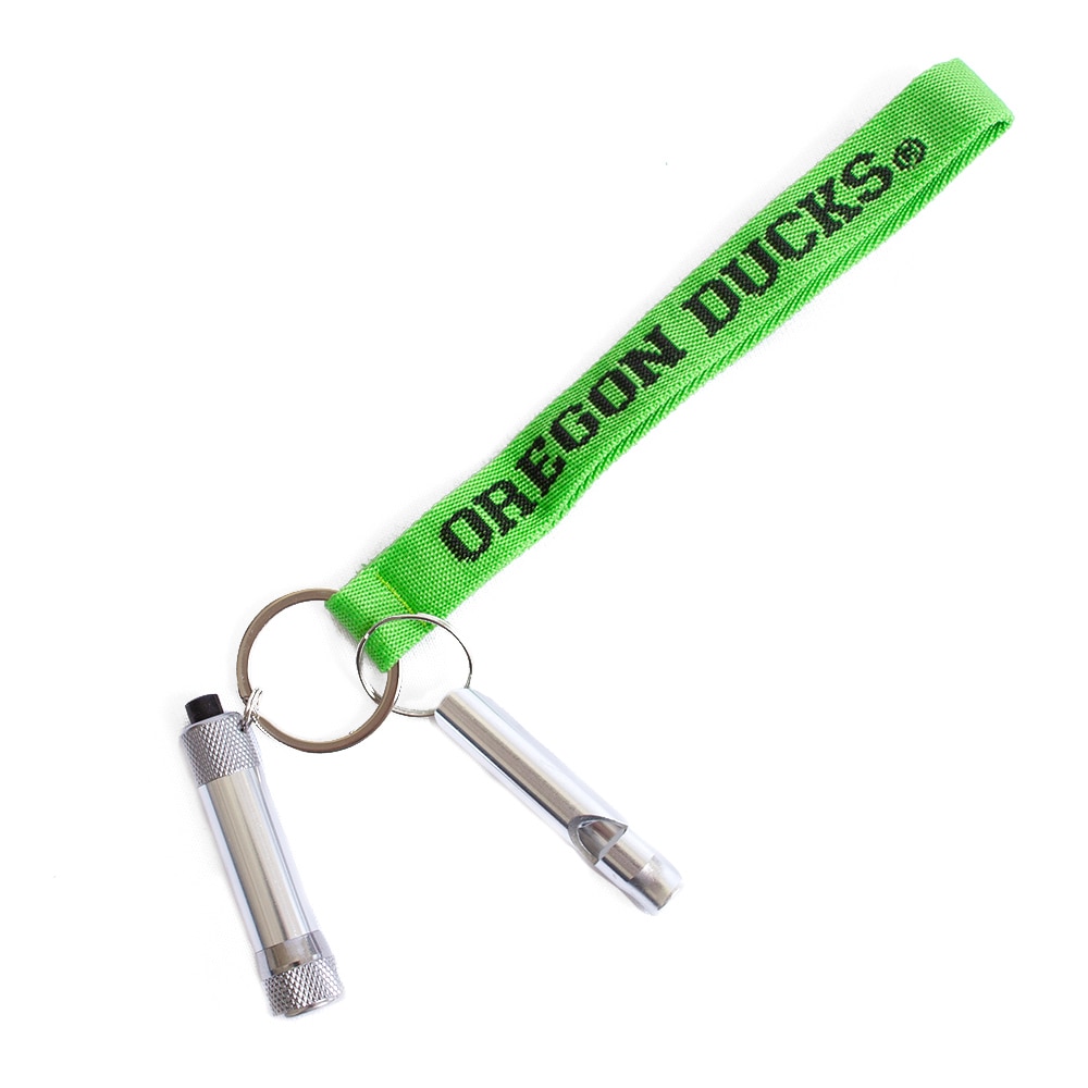 Ducks Spirit, Spirit Product, Green, Keychain/Keytag, Home & Auto, 1", Pueblo, Security, Flashlight, Strap, 834113